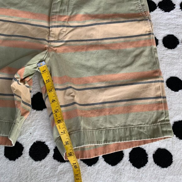 J.Crew Stanton Striped Print Flat Front Casual Shorts - Picture 11 of 11